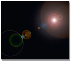 Figure 13.13 Lens flare