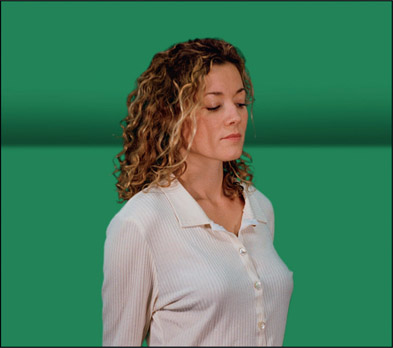 Figure 3.60 Original greenscreen with backing region defects