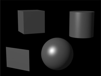 Figure 8.19 Geometric primitives