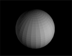 Figure 8.5 Flat shaded surface