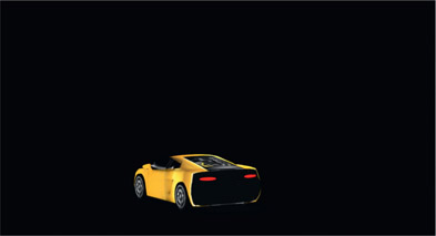 Figure 8.81 3D car render