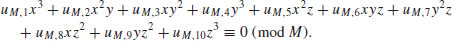 numbered Display Equation