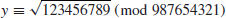 numbered Display Equation