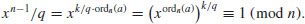 numbered Display Equation