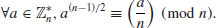 numbered Display Equation