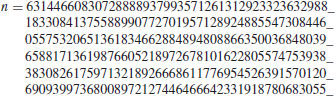 Unnumbered Display Equation