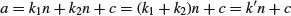 numbered Display Equation