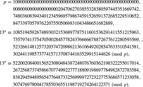 Unnumbered Display Equation