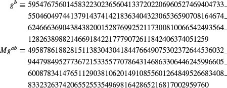 Unnumbered Display Equation