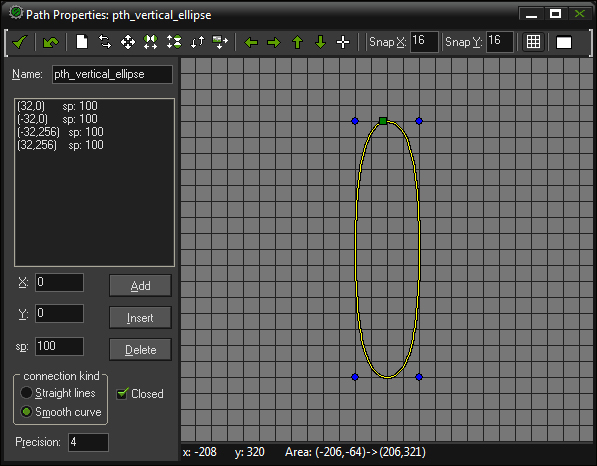 pth_horizontal and pth_vertical_ellipse