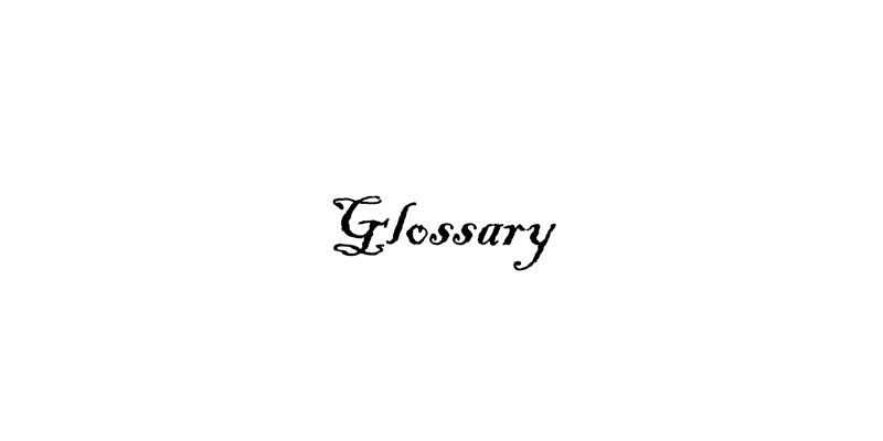 Glossary