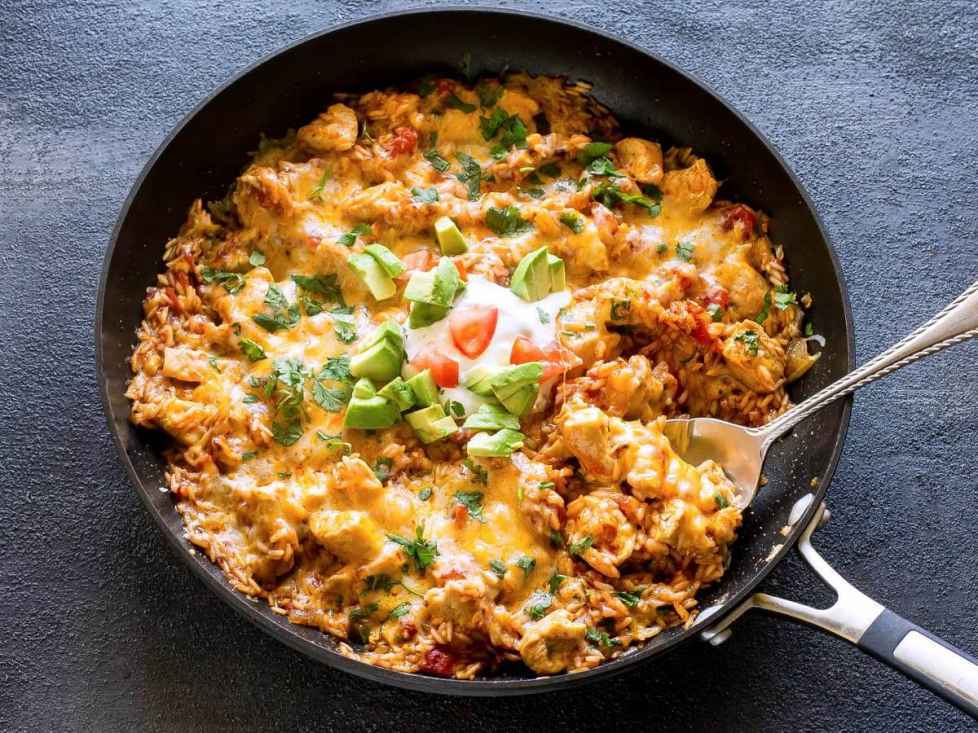 One Pan Mexican Chicken and Rice - The Girl Who Ate Everything