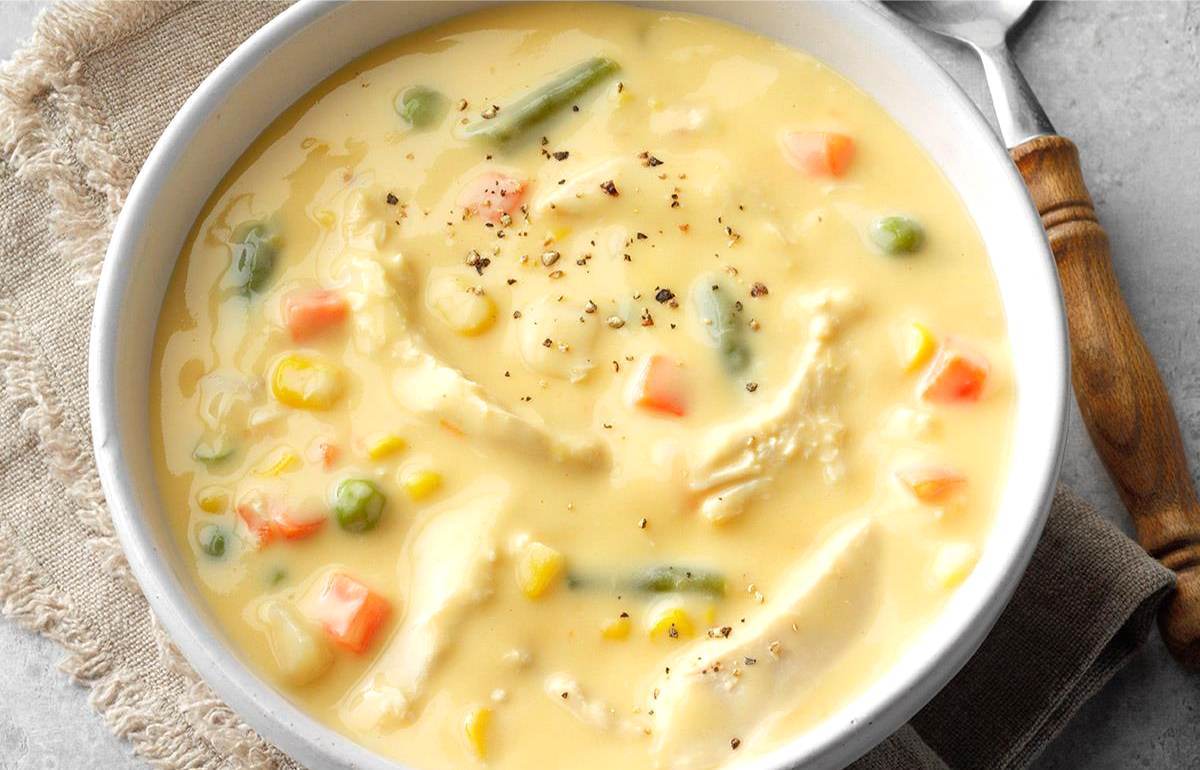 Cheese Chicken Soup Recipe | Taste of Home