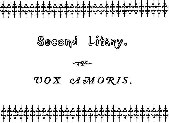 vox amoris
