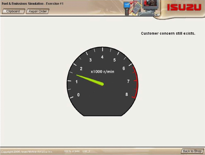 Screen shot shows a window displaying a clock.