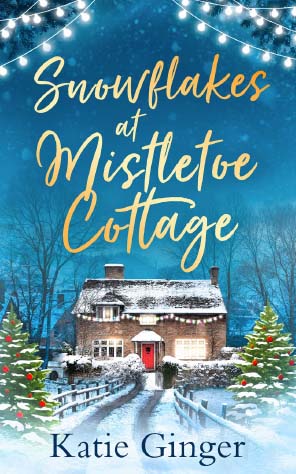 Advertisement image: Snowflakes at Mistletoe Cottage by Katie Ginger