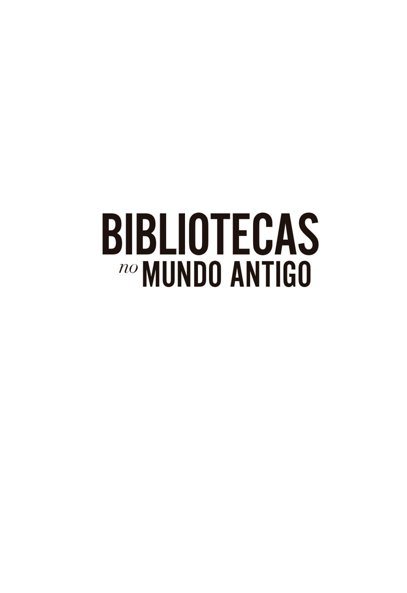 Bibliotecas no Mundo Antigo