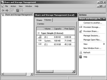 Managing volumes