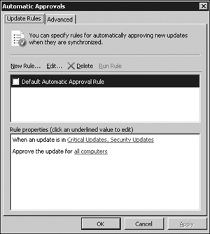 Configuring automatic approvals