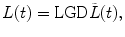 
$$\displaystyle{ L(t) = \text{LGD}\tilde{L}(t), }$$
