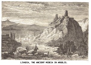 Livadia, The Ancient Mideia in Argolis