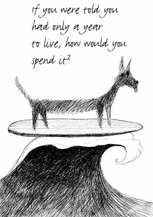 If you were told you only had a year to live, how would you spend it?