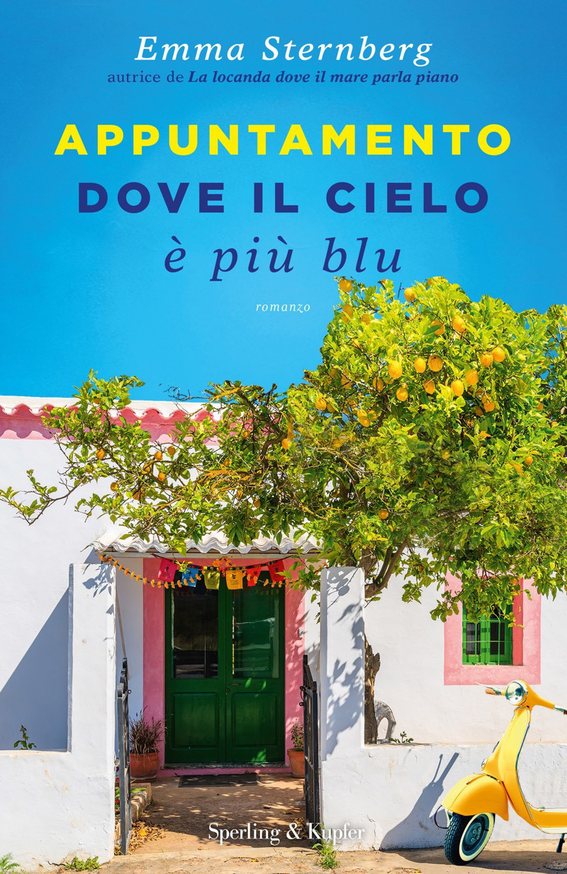 Copertina. «Appuntamento dove il cielo è più blu» di Emma Sternberg