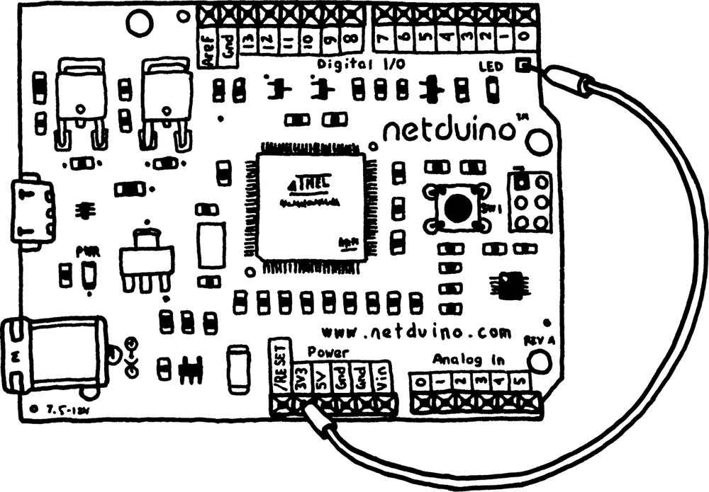 Applying 3.3V power to the erase pad