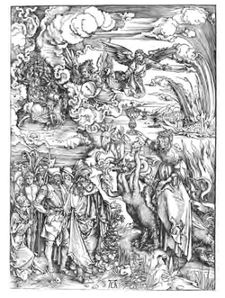 Figure 1.12: Albrecht Dürer, Whore of Babylon (c. 1496–8). © Trustees of the British Museum.