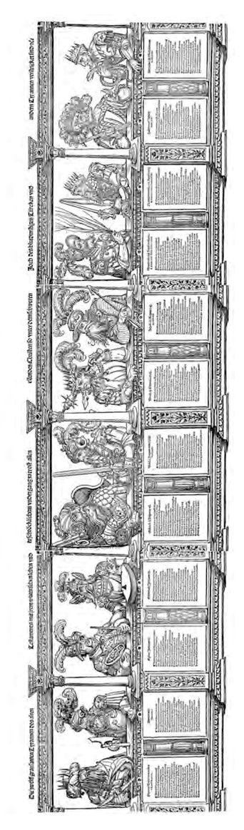 Figure 3.8: Erhard Schoen, The Twelve Tyrants of the Old Testament (1545). Courtesy of Anton Ulrich Museum, Braunschweig.