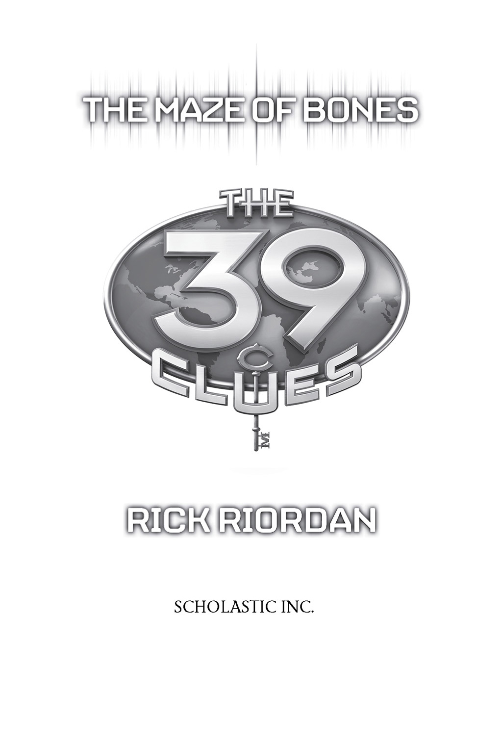 title page The Maze of Bones by Rick Riordan