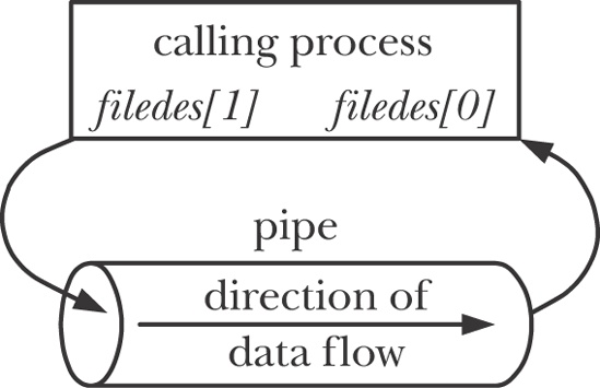 Process file descriptors after creating a pipe