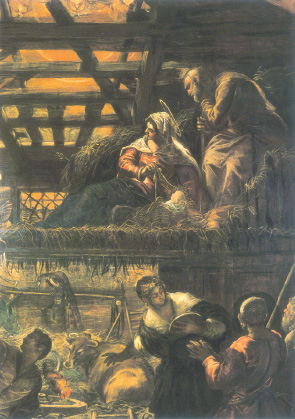 Scuola di San Rocco: Jacopo Tintoretto, Nativity.