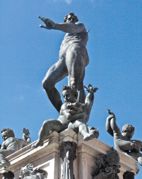 Giambologna, Fontana di Nettuno, bronze, 1566.