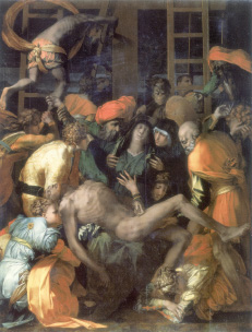 San Lorenzo: Rosso Fiorentino, Deposition.