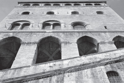 Palazzo dei Consoli, south façade.