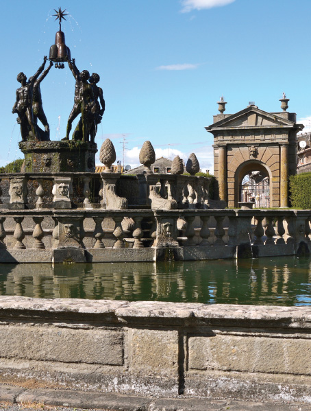 Villa Lante: the Fontana dello Quadrato.