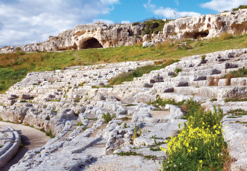 The Greek theatre.