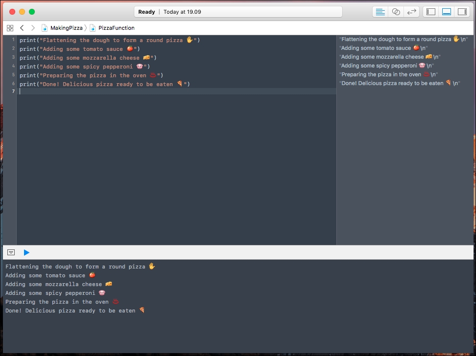 Making our own function