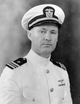  Charles Rosendahl, who was commander at the Lakehurst naval station when the Hindenburg caught fire, buried a whistle-blower’s tip about prior damage to a hydrogen gasbag. WIKIMEDIA COMMONS