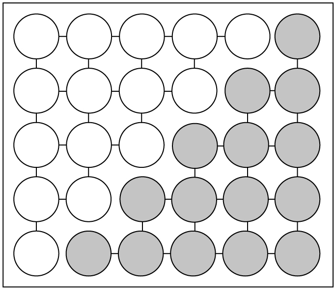 How many dots are in...