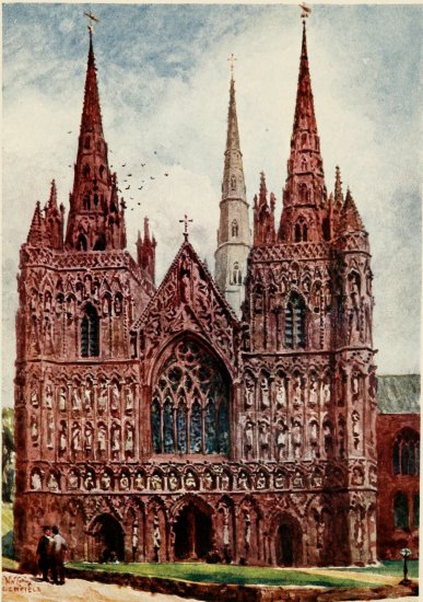 LICHFIELD THE WEST FRONT