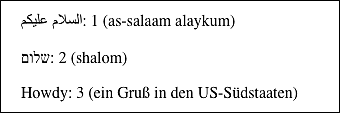 Dank der Eingrenzung der arabischen und hebräischen Schrift zwischen <bdi> und </bdi> erscheinen jetzt auch wieder der Doppelpunkt und die Dezimalzahl dahinter.