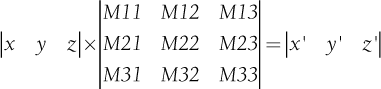 Matrices and Transforms