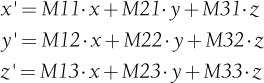 Matrices and Transforms