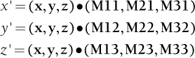 Matrices and Transforms