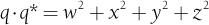 The Quaternion Structure