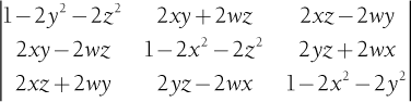 Quaternions and Rotation Matrices