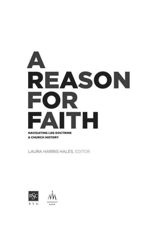 A Reason for Faith