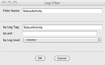 LogCat Filter